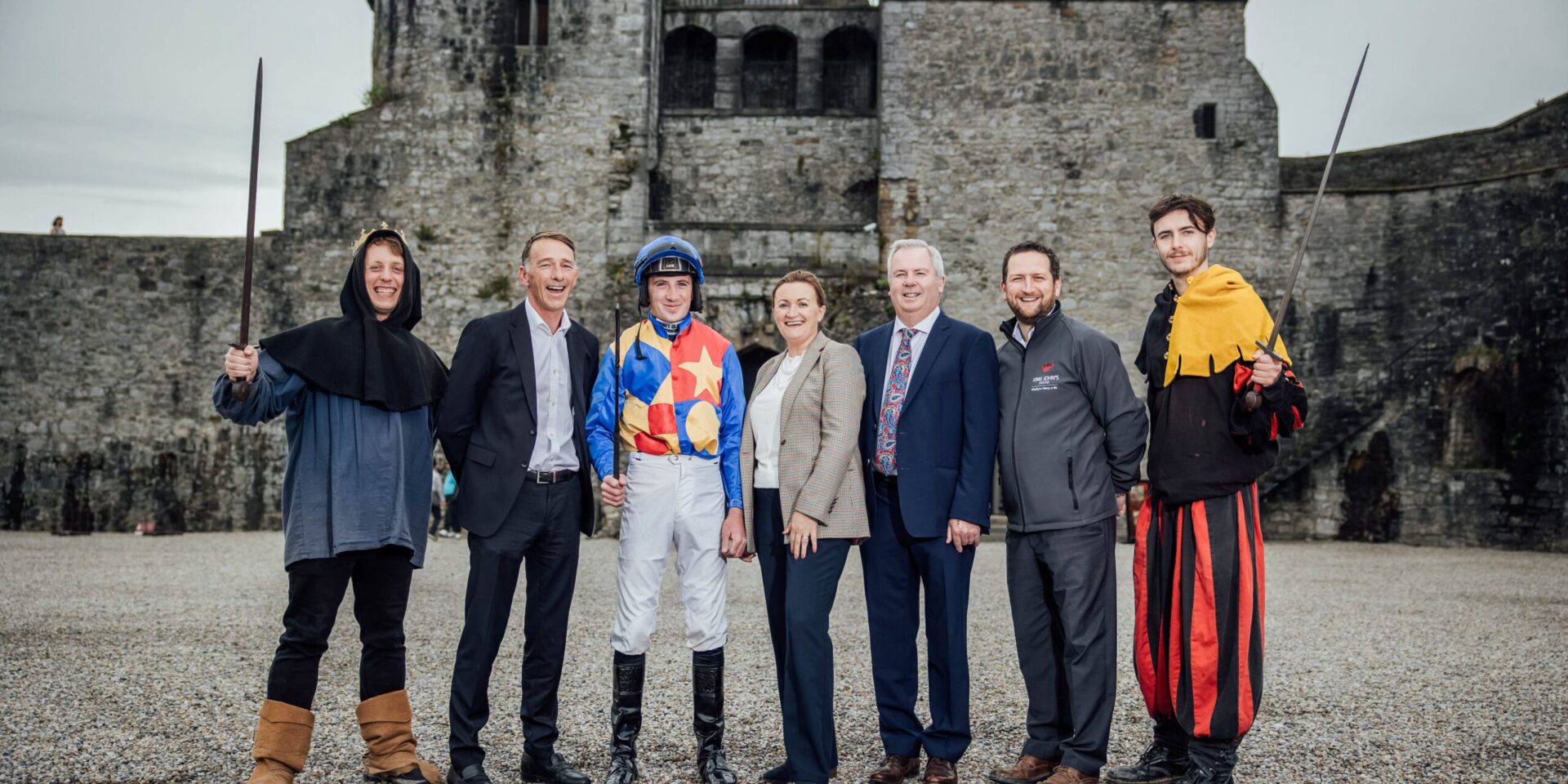 Left to right: Eoghan Clark, Daire Heffernan, Conor McNamara, Mary Kelly, Eric McNamara and Micheal Casey \